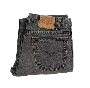 Levi's Strauss 505 Regular Vintage Made In USA Gray Jeans Mens Size 36x34 80's - Picture 1 of 14