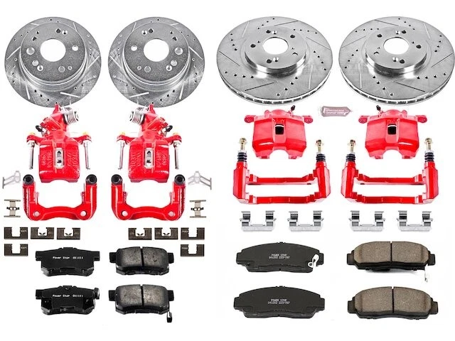 Kit de pastillas de freno y rotor delanteras y traseras 83PDGX33 para Acura CL 2001 2002 2003 Foto 1 de 1