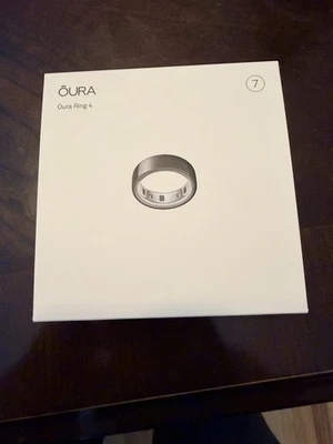 Oura Ring 4 Smart Ring Size 7 Black Activity Tracker Brand New - SEALED - Image 1 of 2