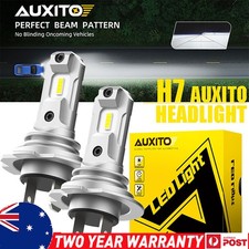 AUXITO H7 LED Headlight Globes 24000LM 500 Bright H/Low Beam Plug and Play AU