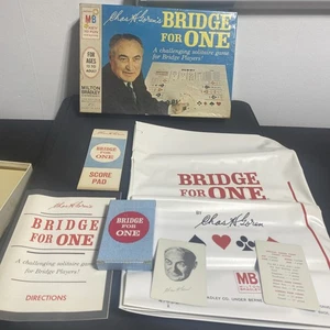 Bridge For One Vintage Milton Bradley 1967 Game Cards - Picture 1 of 7