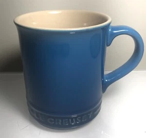 ⭕️ Le Creuset Stoneware Mug Marseille Blue 14 oz - Picture 1 of 7