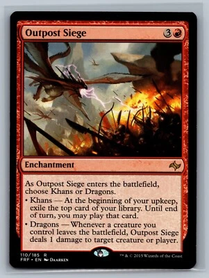Magic The Gathering Fate Reforged Outpost Siege #110/185 MTG TCG CCG - Image 1 of 2