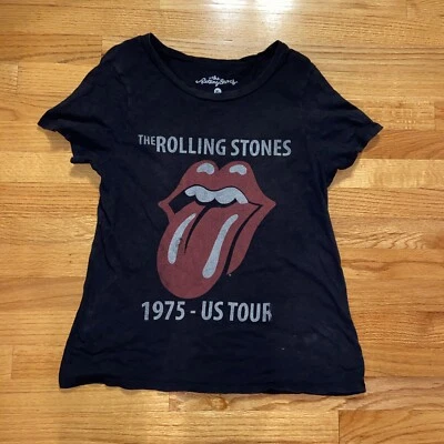 Rolling Stones 1975 - US Tour T-Shirt Women’s Xl - Image 1 of 4