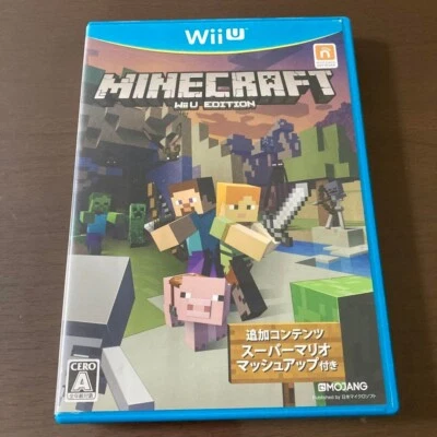 Nintendo Wii U MINECRAFT Wii U EDITION Japanese Games Tested Genuine - Image 1 of 3