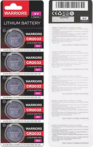 5X Coin Button Battery Batteries CR1616 CR1620 CR1632 CR2016 CR2025 CR2032 2032 - Picture 1 of 42
