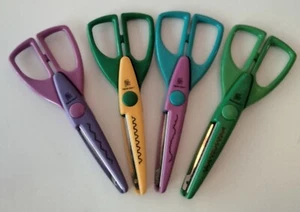 Provo Kraft Scissors Lot of 4 Decorative Edge Cutting Scrapbooking Scissor - Picture 1 of 3