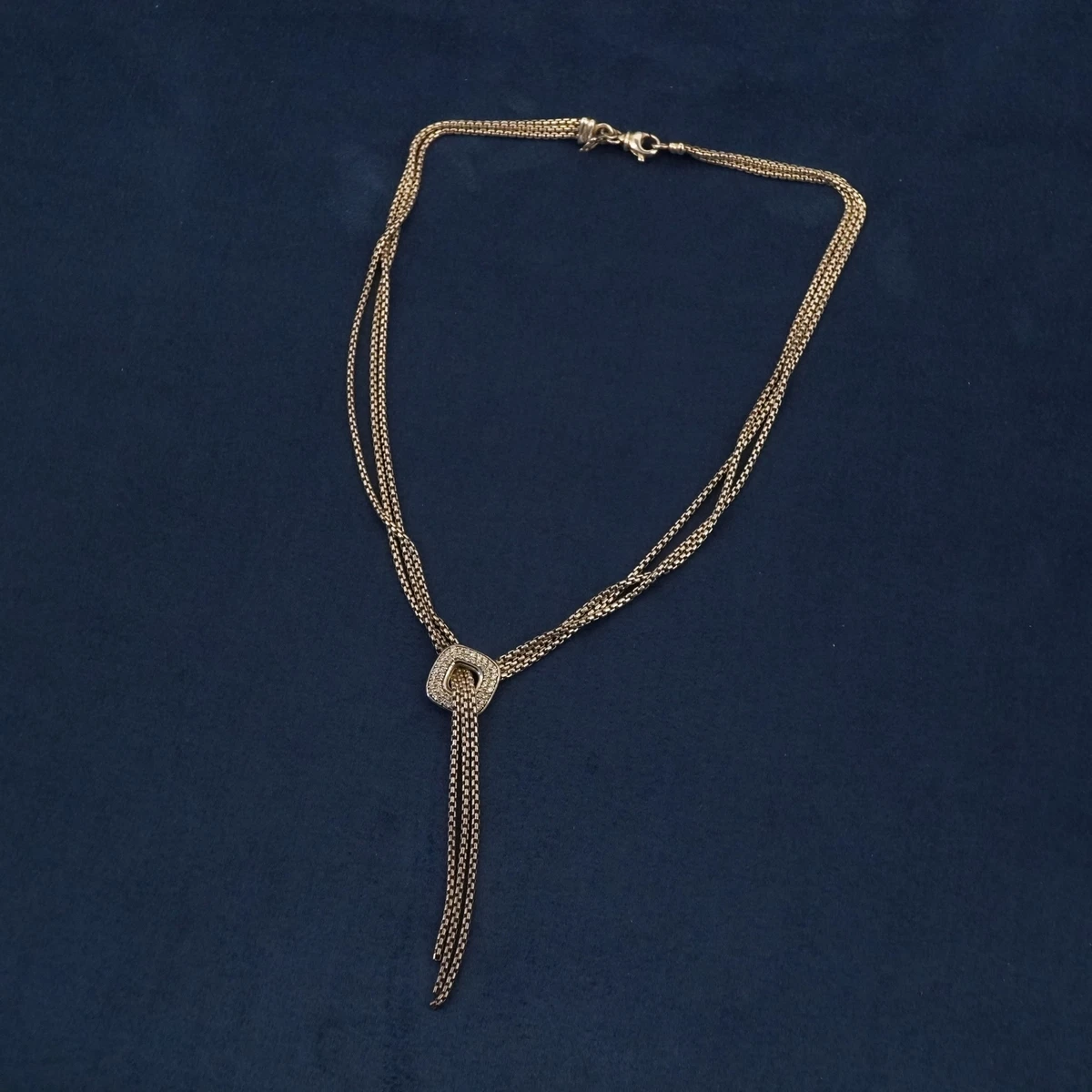 Cuero Y Perlas Larat De Plata De Prmera Ley Martllada, Collar De