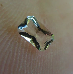 6x4mm Faceted Genuine Herkimer NY Diamond - .5 Carat - Octagon/Emerald Cut - Picture 1 of 1