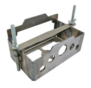 Motorcycle Battery Box w/ Clamp for Harley Battery #65989-97, DEKA ETX16 - FLAT - Picture 1 of 7