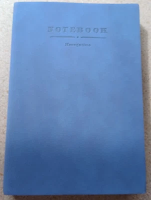 Lambda Soft Leather Composition Notebook Blue NEW - Image 1 of 3