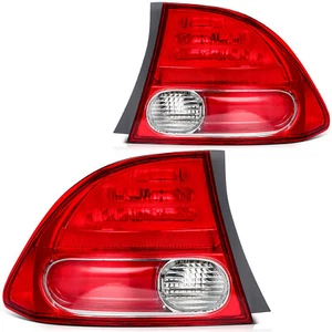 Fits Honda Civic Sedan 2009-2011 Outer Taillight Assembly Pair Turn Brake Lamp - Picture 1 of 9