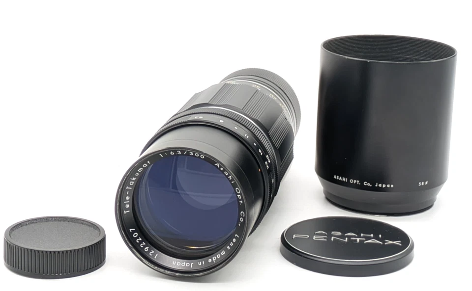 Video*[MINT] Asahi PENTAX Tele Takumar 300mm F/6.3 M42 Mount lens From JAPAN # 1 - Image 1 of 4