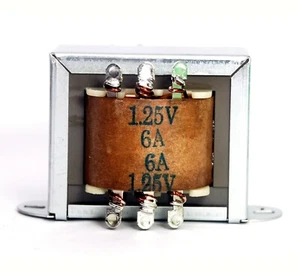 AC Power Transformer In= 120V 230V 240V Out= 1.25V-0-1.25V 2.5V 6A 15VA Tube 2A3 - Picture 1 of 6