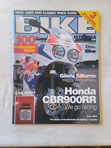 1992 Bike Australia Magazine 100th Issue Honda CBR900RR Gilera MV Augusta BMW - Foto 1 di 12