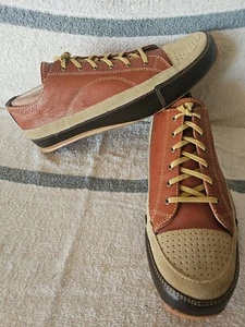 NEW Orvis Genuine Leather Duck Fishing Multi-Color Men's Shoes Sneakers sz 13 - Picture 1 of 15