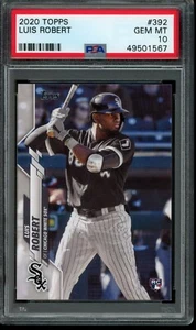 2020 Topps Series 2 Luis Robert RC #392 PSA 10 Gem Mint Rookie Card - Picture 1 of 2