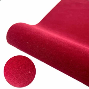 Self-adhesive Velvet Flock Liner Jewelry Contact Paper Craft Fabric MultiColor - Picture 1 of 21