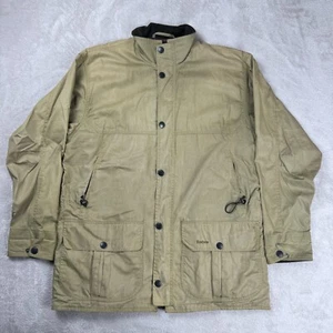 Barbour Breathables Lightweight Trenchcoat Mens M Brown Preowned - Picture 1 of 11