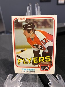 Tim Kerr 1981-82 O-Pee-Chee Rookie #251 - Philadelphia Flyers