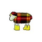 Magnets - SCOTLAND Highland Sheep Fridge Magnet - Scottish Souvenir & Gift Idea