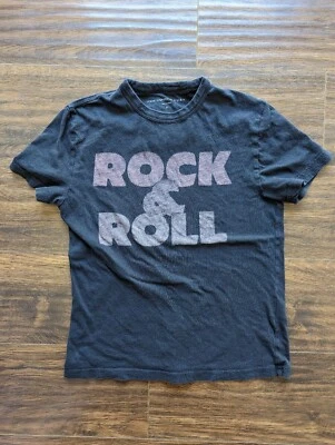 Talla 8 John Varvatos Rock & Roll Niño Manga Corta Negra Camisa Camiseta Foto 1 de 4