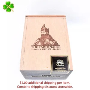 The Tabernacle Doble Corona Havana Empty Wood Cigar Box 8" x 5.75" x 4.5" - Picture 1 of 12