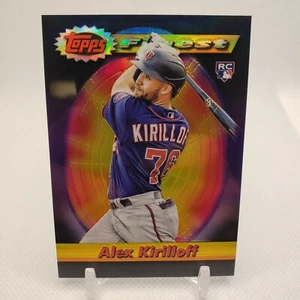 Alex Kirilloff 2021 Topps Finest Flashbacks Black Parallel RC #23/25 Twins - Bild 1 von 3
