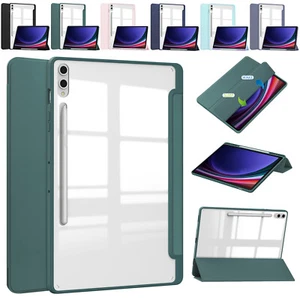 Case For Samsung Galaxy Tab S9 Plus 12.4" 2023 Folio Leather Stand Smart Cover - Picture 1 of 23