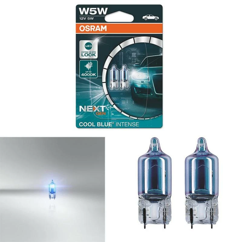 Osram Cool Blue Intense Standlicht Weiß Blau W5W Xenon Effekt BMW E60 E81 E87 E9 - Bild 1 von 1