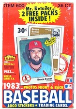 1983 Fleer Baseball - Pick A Player - Cards 1-227