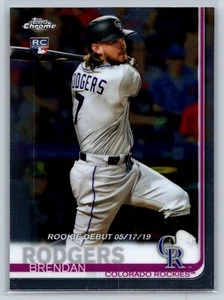 2019 Topps Chrome Update #63 Brendan Rodgers - Picture 1 of 2