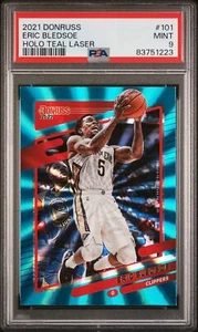 2021 Panini Donruss 101 Eric Bledsoe Holo Teal Laser - PSA 9 - Picture 1 of 2