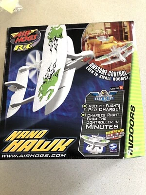Air Hogs RC Indoor 2007 RTF Spin Masters Ultra Lite Nano Hawk Plane  PARTS ONLY! - Image 1 of 4