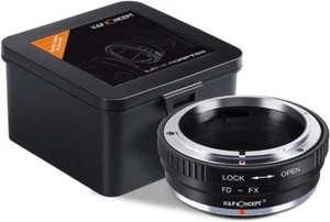 K&F Concept FD-FX Lens Mount Adapter Canon FD Lens to Fujifilm FX Mount Camera - Picture 1 of 9
