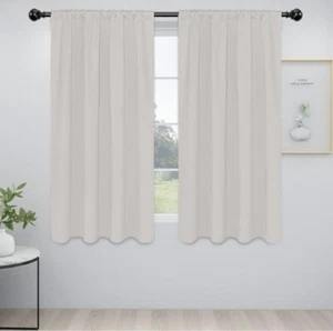 Easy-Going Rod Pocket Blackout Curtains for Bedroom, Room Darkening Window Curta - Picture 1 of 5
