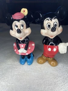De colección Walt Disney Productions Japón, Cerámica Mickey y Minnie Mouse (P76) - Imagen 1 de 13