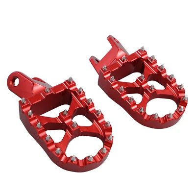 Wide Foot Pegs Rests Pedals For Honda XR 250R 400R 1996-2004 XR650L 1993-2025 - Image 1 of 4