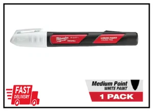 Paint Marker Medium INKZALL weiß Permanent Baustelle Liquid Art Schriftzug Marker - Bild 1 von 2