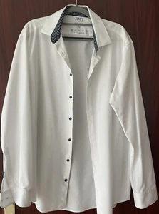 Jake’s Herren Business Hemd Freizeit Hemd Kragenweite 41/42 Weiß regular fit - Bild 1 von 4