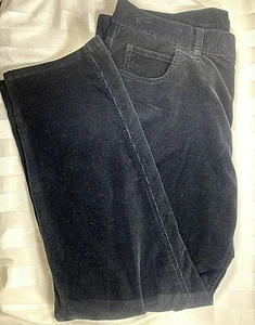 Michael - Michael Kors Men's Black Corduroy Pants Size 40/30 Flat Front - Picture 1 of 11