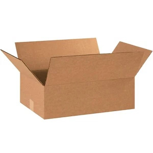 18 x 12 x 6 Shipping Boxes Moving Boxes Corrugated Kraft 25/Bundle 25/Pack - Picture 1 of 4