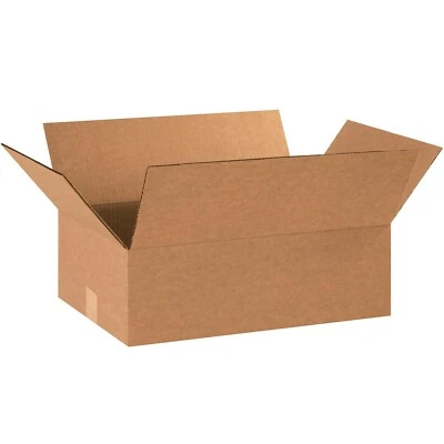 18 x 12 x 6 Shipping Boxes Moving Boxes Corrugated Kraft 25/Bundle 25/Pack - Image 1 of 4