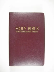 Holy Bible New Testament Version  Red Letter Concordance Burgundy Gold Edge 1994 - Bild 1 von 6