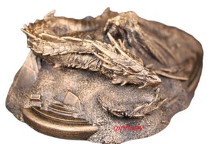 The Hobbit LOTR Smaug Statue Model Resin Figure 20cm Ornament Gift - Picture 1 of 6