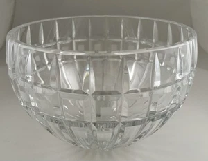 MARQUIS by Waterford Crystal Quadrata Bowl 7.5" x 6" Frosted Squares - Picture 1 of 7
