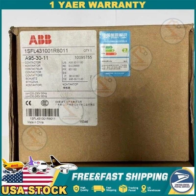 Nuevo Contactor ABB A95-30-11 110V 50Hz、220-230V Envío Gratuito EE. UU. IMPUESTOS Foto 1 de 4