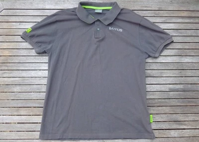 ✅ Genuine Lotus Cars Polo Shirt Men's ✅ L Large Grey - Image 1 of 4
