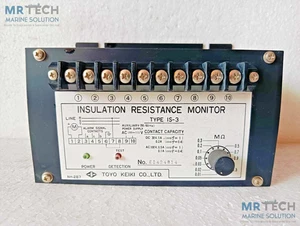 Fuente de alimentación del monitor de resistencia de aislamiento Toyo Keiki IS-3: AC100 ~ 115v - Imagen 1 de 5