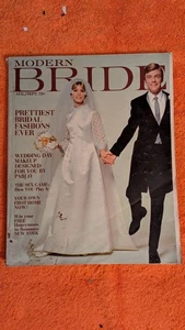 Vintage MODERN BRIDE Magazine, August/September 1968, FALL ISSUE, 314 Pages - Picture 1 of 14